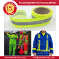 Cheap hi-vis fluorescence yellow reflective T/C fabric